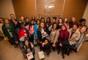 High School Field Trip to First Tennessee Bank