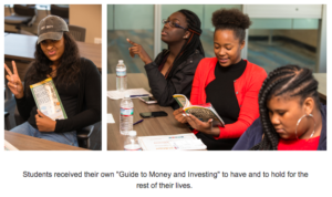 Students Receive Guide to Money and Investing