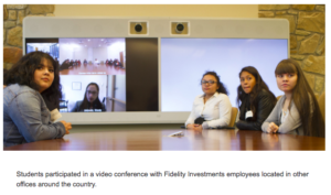 Students Learn from Fidelity Investments
